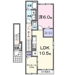 プラシードの物件間取画像